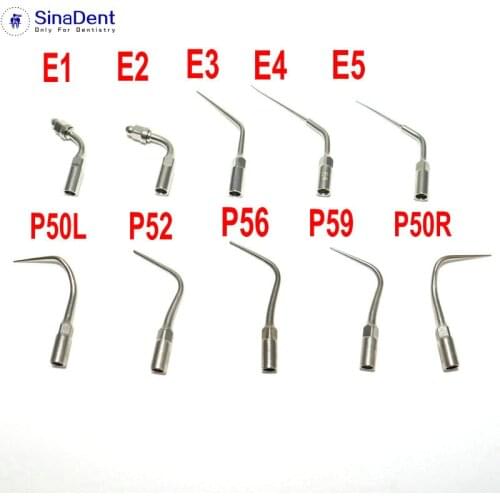 1Pcs Dental Endodontics Ultrasonic Scaler Tips E1 E2 E3 E4 E5 Fit EMS Woodpecker Periodontal Tips P50L P50R P52 P56 P59