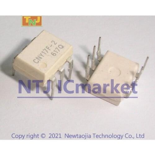 10 PCS CNY17F-2 DIP-6 6-PIN DIP OPTOCOUPLERS FOR POWER SUPPLY APPLICATIONS IC CHIP
