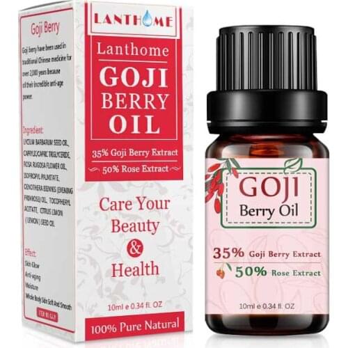 Super Anti Wrinkle Anti Aging Acid Goji Berry Essential Oil Rose Flavor Chinese Wolf Berry Anti-wrinkle Cream Skin Whitening Oil