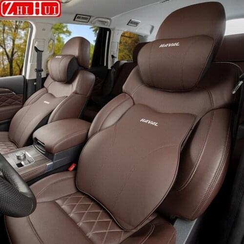 Car Styling Auto Seat Head Neck Rest Cushion Headrest Waist Pillow Pad For Great Wall Haval Hover H9 2015-2021 Accessories
