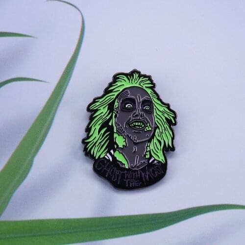 Michael Keaton American Classic Horror Movie enamel pin