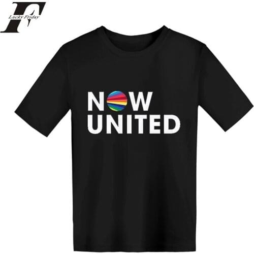 Now United-better Album T Shirt Short Sleeve Lyrics Funny T Shirt Unisex Harajuku Tops Streetwear Kpop 2020 Cotton Men/women