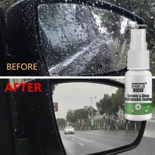 HGKJ-4 Nano Car Glass Hydrophobic Coating Rainproof Car Window Cleaner Agent Windshield Repair Kit for Car Accessories Car Tools