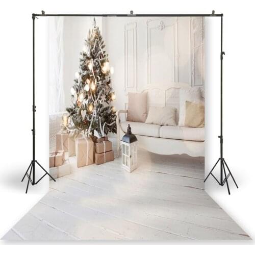 HUAYI Photography Backdrops Christmas Day Celebration Party Decor Photo Background Christmas Holiday Family Backdrop XT-7090