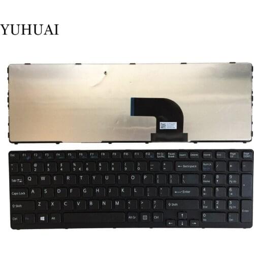 US Laptop keyboard for sony Vaio SVE17 SVE-17 sve 17 MP-11K73SU-920 AEHK57002303A black English