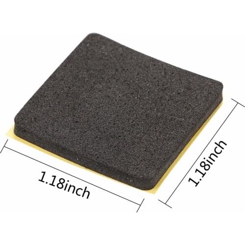 100pcs black Square single-sided Foam Pad Strong Adhesive Force Acrylic Foam Tape Mounting Sticky Tape 3*3*0.3cm