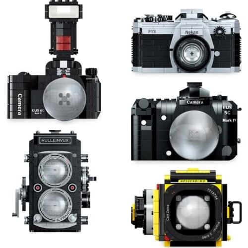 Ideas Retro Mini Digital Camera 316F FY3 Building Blocks Retro Collecting Toys EUS 5C 6C Camera Model Bricks Classic Kids Toys