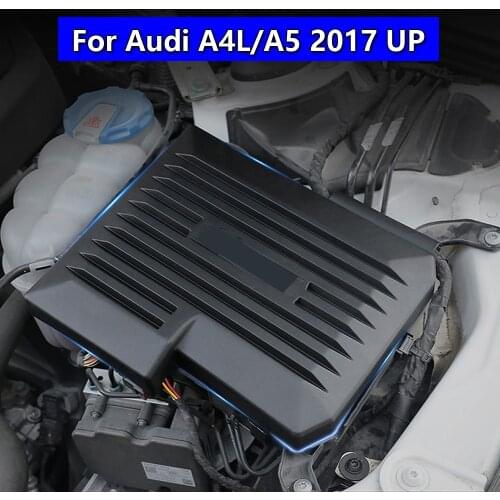 For Audi A4 A4L A5 2017 2018 2019 ECU Electronic Control Unit Protection Cap Engine Computer Board Dustproof Cover Car PC Trim