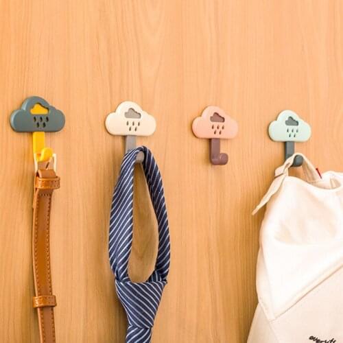 Cloud hook Free Punching Door Without Trace Nail Small Hook Clothes Hook Mounted Wall Hook Wall Hooks Decorative