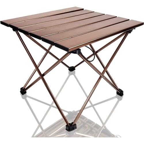 Lighten Up Outdoor Picnic Folding Table 7075 Aluminum Alloy Fishing Table Camping Table Chair Self-driving Picnic Desk