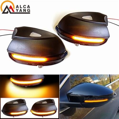 For VW Passat B7 CC Scirocco Jetta MK6 EOS Dynamic Turn Signal LED Side Wing Rearview Mirror Indicator Blinker Repeater Light