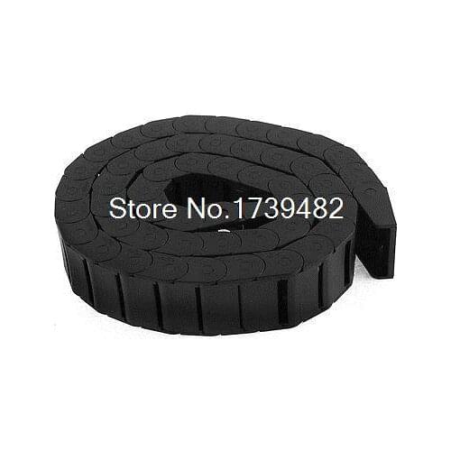 R28 15mm x 30mm CNC Machine Nylon Cable Drag Chain Wire Carrier Black