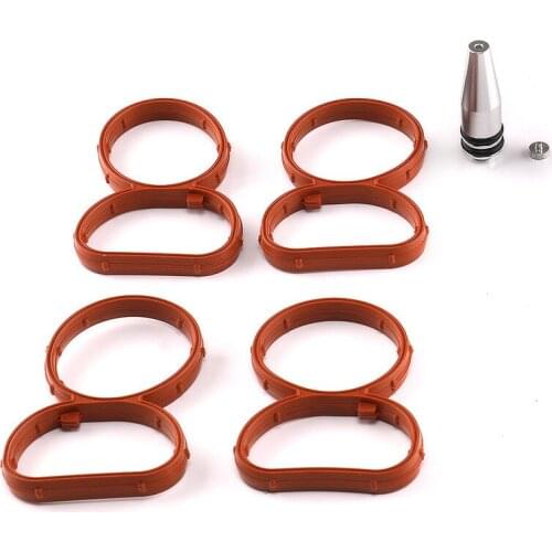 1Set Diesel connector plug gasket gasket Engine Repair Replacement Accessories Kit Intake Manifold Sealing Rings Accessories