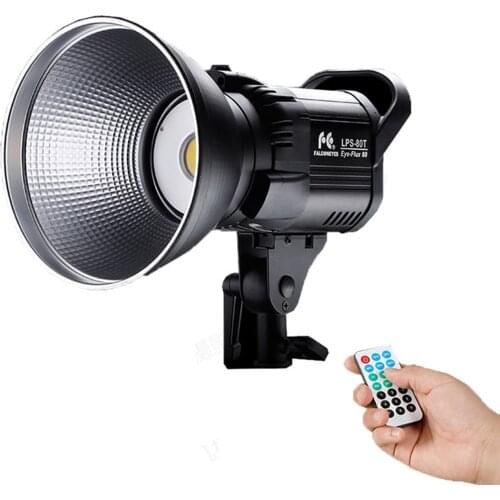 80W Studio LED Video Light 5500K Photography Lamp CRI96+ 9 Scene Lighting Effects for Product Portrait Wedding Photography