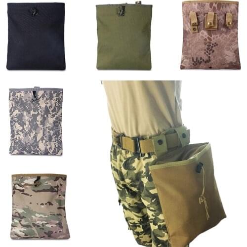 Tactical Airsoft Molle DUMP Drop Pouch Military Magazine Mag Tool Bag Recovery Multicam Camo Pouch Hunting Outdoor Accessories