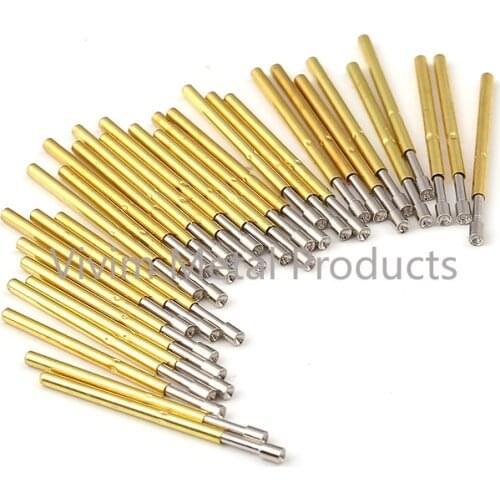 Convenient And Durable Spring Test Probe P160-A2 Metal Brass Test Probe 100 / PCS Test Probe Sleeve Length 24.5mm Spring Probe