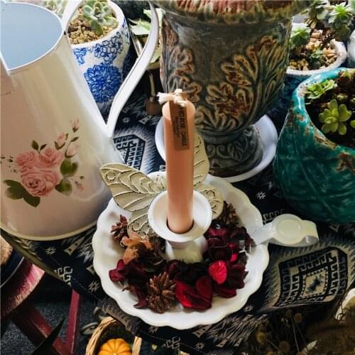 Декоративные белые подсвечники ZHENWEN China At AliExpress