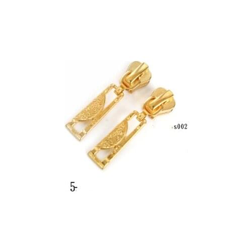 03 Top grade metal zipper head No.5 resin clothes lock copper zipper head nylon jacket chain head accessories