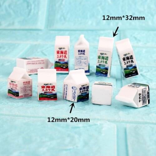 10pcs Milk box, bottle,drink Miniature Dollhouse play food Wink Re-ment Doll House for barbie,Blyth,1/6 bjd Doll accessories DIY