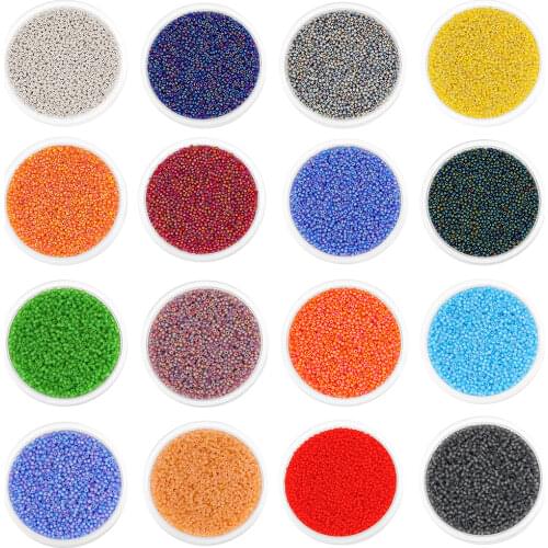 1800Pcs/Lot 2mm Round Charm Czech Glass Seed Beads Small Miyuki Delica Bead Bracelet Necklace for DIY Jewelry Making Supplies