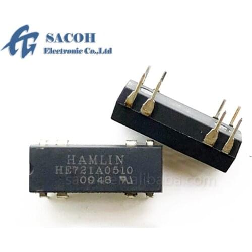 2PCS/lot New OriginaI HE721A0510 or HE721A0500 or HE721A0520 or HE721A0530 HE721A0540 DIP-8 DUAL-IN-LINE Reed Relay
