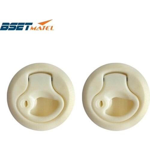 2 pieces BEST MATEL Seafoam Flush Boat Latch with key can locking Flush Pull Latches Slam lift handle Deck Hatch marine hardware