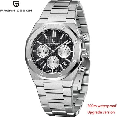 2021 Pagani Design Luxury Quartz Watch Sapphire Glass 200m Automatic Waterproof Watch Mens Sports Chronograph Relogio Masculino