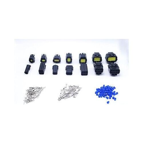 35 Sets Kit 1/2/3/4/6/8/10 Pin Way Denso Sealed Wire Connector Plug For Car Auto