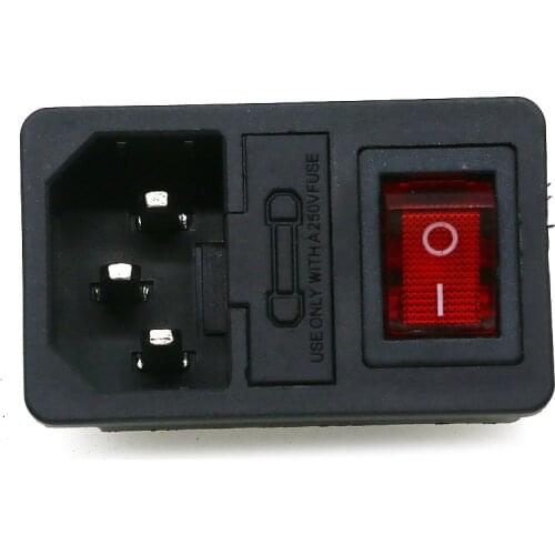 5pcs/lot of 10A 250VAC Switch Socket for arcade machine/Cocktail Machine accessories/coin operated game arcade cabinet