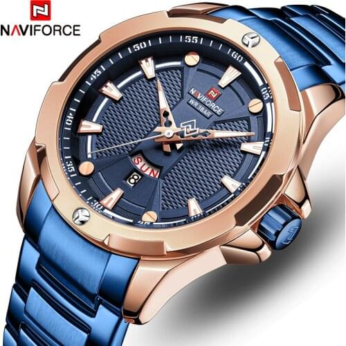 NAVIFORCE Men Watch Top Brand Luxury Fashion Quartz Mens Watches Waterproof Sports Male Military Wrist Watch Relogio Masculino