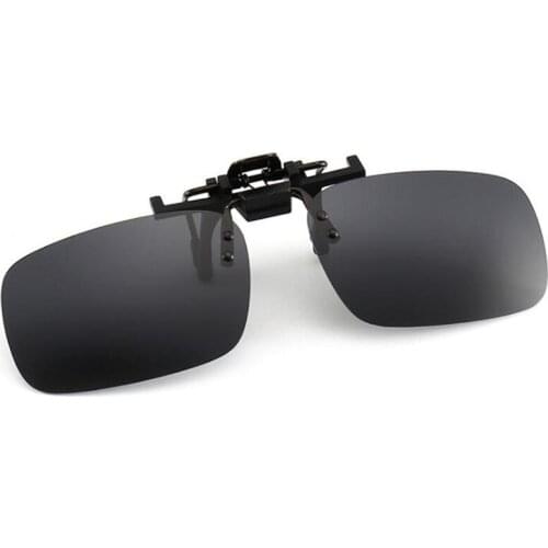 Sunglasses Clips 180 Degree Flip Cover Glasses Clips Men And Women Drivers Driving Polarized / Night Vision Mirror