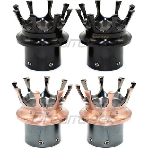 Pair Motorcycle Front Axle Nut Cover for Harley Softail Fat Boy XL 883 1200 Bolt Cap Black/Bronze Crown Style CNC Aluminum