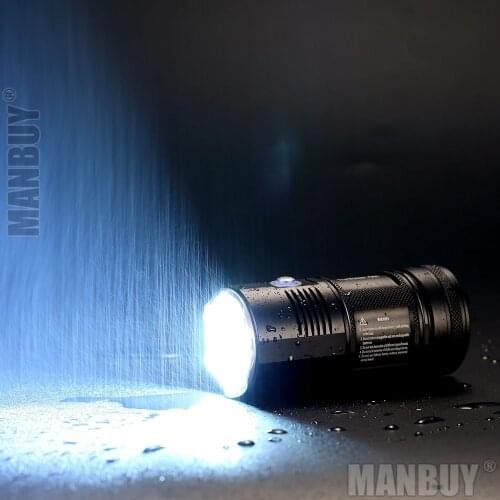 Top Sales Free Shipping NITECORE 4000Lumen TM06S CREE XM-L2 U3 LED Led Flashlight Waterproof Without 18650 Torch Outdoor Camping