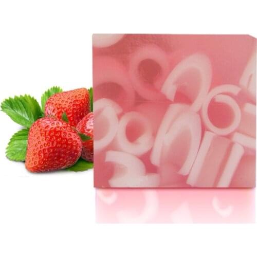 Organic Handmade Soap Bars Natural Strawberry Skin Whitening Essential Oil Soaps Moisturizing Cleaning Bath and Body Works