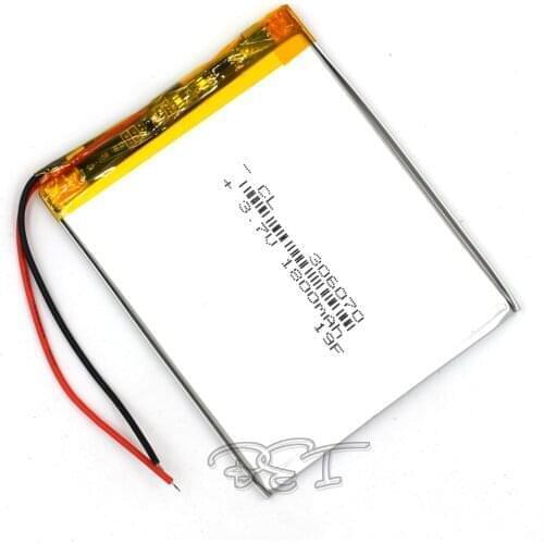 3.7V 1800mAh Rechargeable Li-Polymer 306070 Li-ion Lithium Cell Battery For MP3 MP4 Game Player Mouse PSP Lampe speaker toys