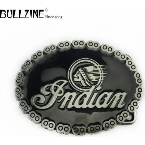 Bullzine Fashion zinc alloy belt buckle with pewter finish FP-03137 cowboy jeans gift belt buckle