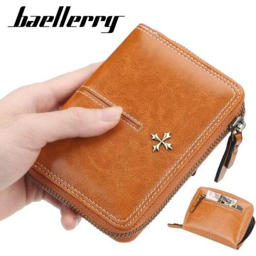 Baellerry Luxury Women Zipper Wallet For Womens Short Clutch Ladies Purse Big Capacity Woman Money Bag Card Holder Clip Purses