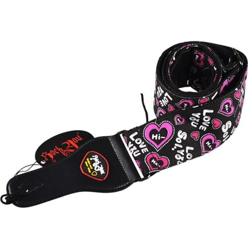 Sweet Love Cotton Electric Guitar Acoustic Guitar Folk Guitar Bass Strap