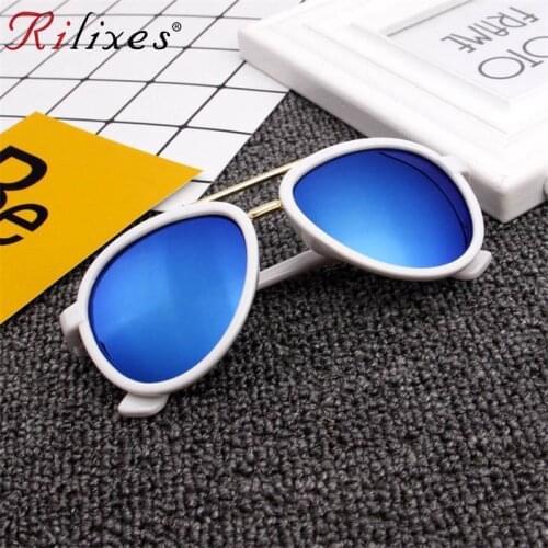 RILIXES New Fashio Boy Girls Kids Sunglasses Brand Designer Children Sun Glasses Oculos De Sol Gafas Lunette De Solei