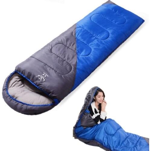 Outdoor camping Thicken Sleeping Bag Ultralight folding Lazy Bag Portable Storage Compression Slumber Bag Traveing equipment