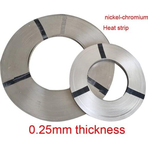 0.25mm thick vacuum Packaging machine heating strip sealing machine Electric heating plate Heat strip nickel-chromium flat wire