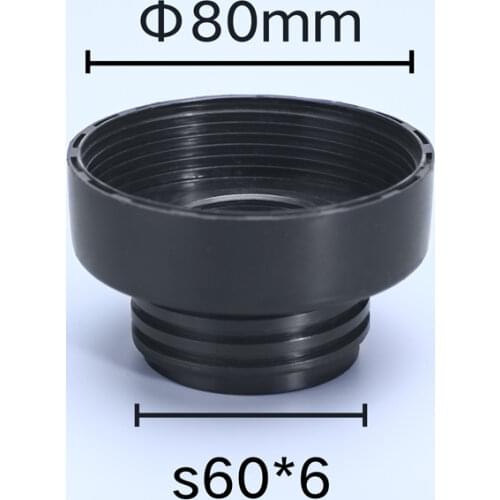 80mm to S60*6 IBC Tank fittings Valve Faucet Adapter Garden Irrigation Pipe Connector