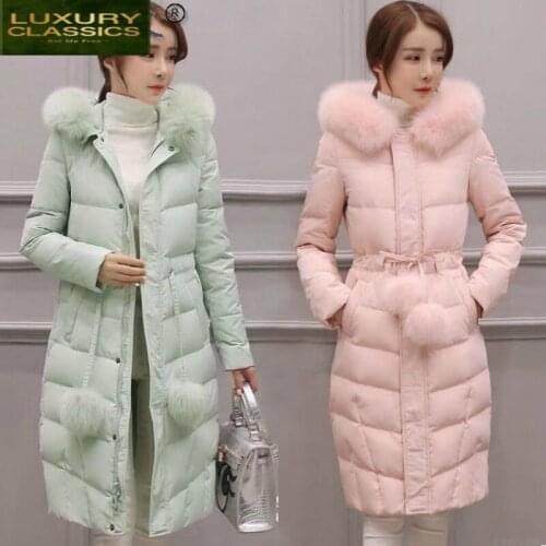 High Quality Winter Female Jacket Women Clothing 2021 Laides Faux Fur Hooded Down Cotton Parkas Woman Thick Warm Coat 081