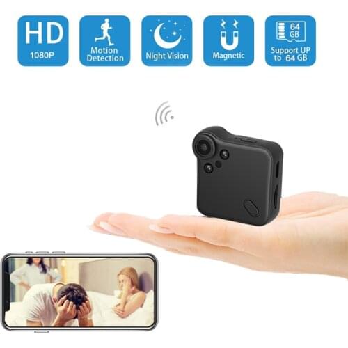 WiFi Mini Camera HD 1080P P2P IP Security Camcorder Webcam DVR Wearable Motion Sensor Mini Cam Video Audio Recorder Micro Cam