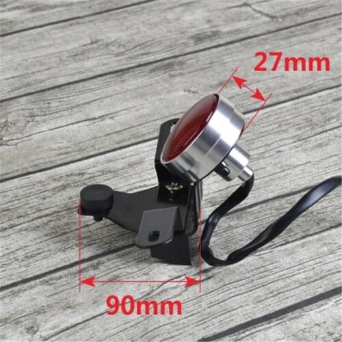 Retro Metal Motorcycle Tail Light Brake Light Universal for Harley Signal Light Moto Accessories Nondestructive Installation
