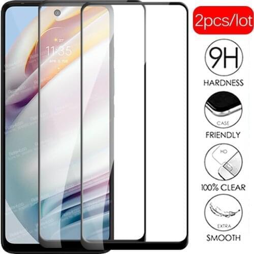 2-1Pcs Protective Glass For Motorola Moto G60 G40 G100 Edge S G9 Power G stylus 2021 Screen Protector 9D Cover Phone Safety Film