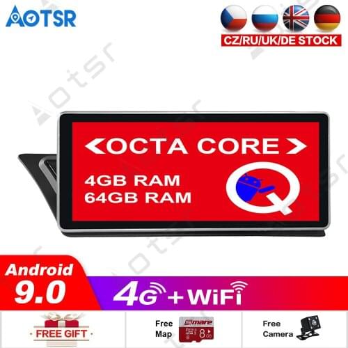 10.2 inch Android 9 display for Audi A4/Audi A5 2009-2015 car GPS Navigation headunit dash Multimedia player Radio Tape Recorder