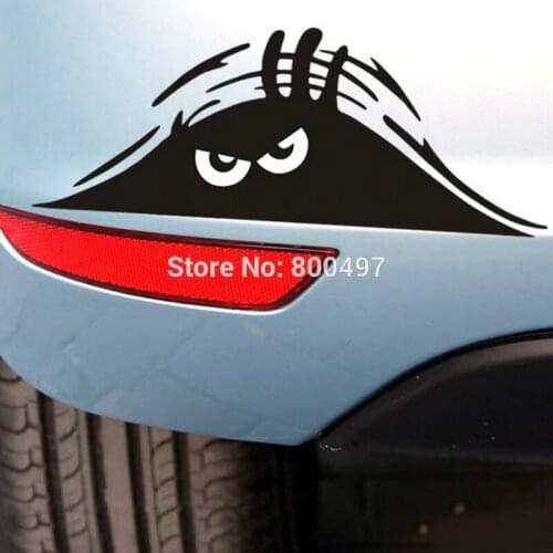 10 x Newest Design Creative Car Styling Peeping Eye Decal Decoration Accessories for Tesla Volkswagen Renault Opel Lada