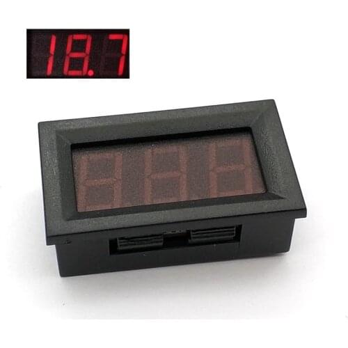 2 wire 0.56\\\" DC 4.5V-120V Red Digital Voltmeter Volt Panel Meter for 12V 24V 36V 48V 60V 72V 84V Battery