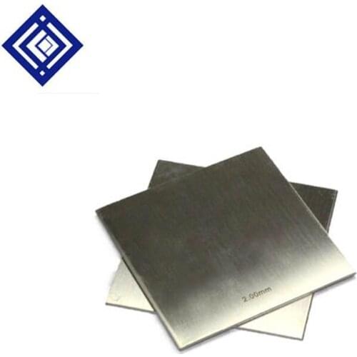 2pcs/lot TA1 TA2 Pure Titanium Plate Thickness 0.1-5mm length 100mm width 100mm Ti Alloy Sheet Plate